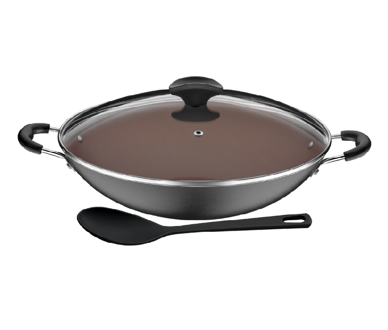 Panela Wok 32cm com colher - Comercial Campeã