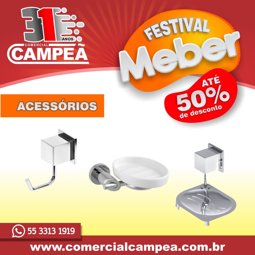 Acessórios Meber - Comercial Campeã