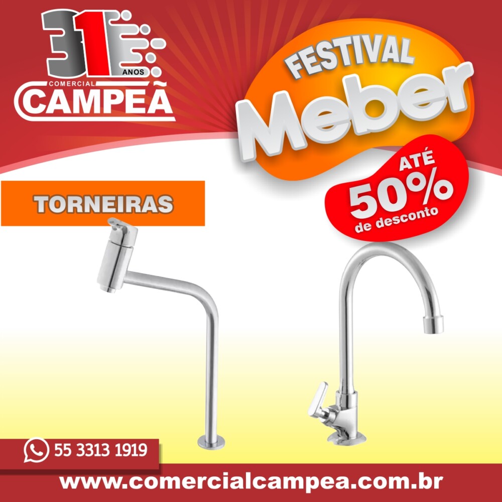 Torneiras - Comercial Campeã